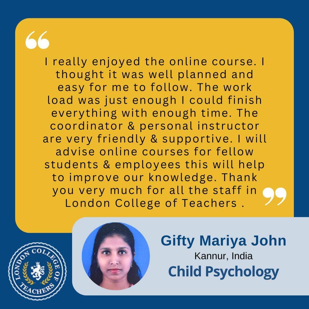 Child Psychology Courses
