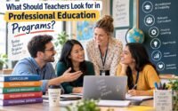 What Should Teachers Look for in Professional Education Programs?